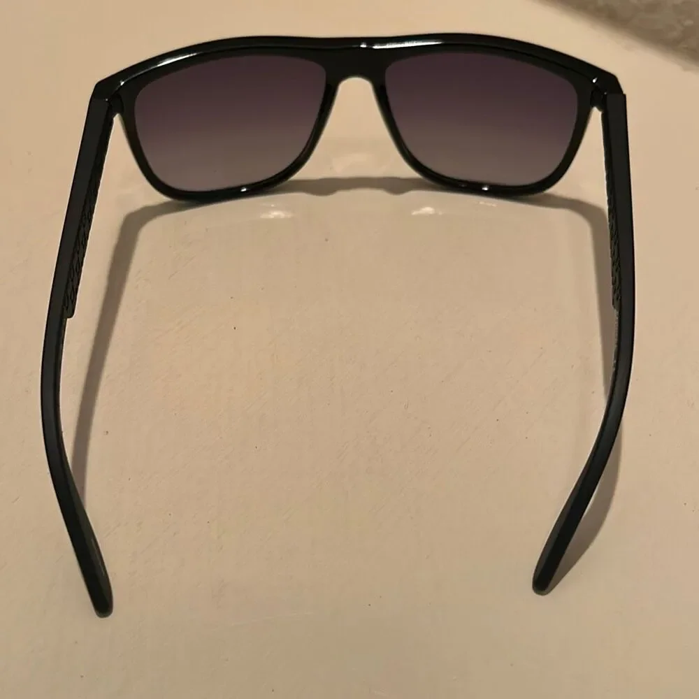 Carrera Sunglasses 5003 Unisex Black Plastic Frame & Gray Lenses Oversized NEW